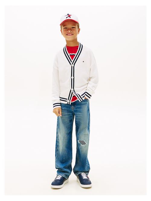 baggy mid blue destruction jeans TOMMY HILFIGER | KB0KB102221CF